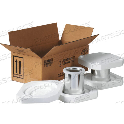 OEM#: HAZFS2QFOAM HAZ MAT SHIPPER KIT, 2 - 1 QUART, 10 1/4 X 5 1/8 X 6 3/16, KRAFT, 1/EACH by BOX Partners (Box Acquisitions, LLC)