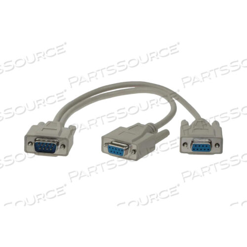 OEM#: MECY-1MF12 DB9 MALE - 2 X DB9 FEMALE RS232 SERIAL SPLITTER CABLE by Non-Medical