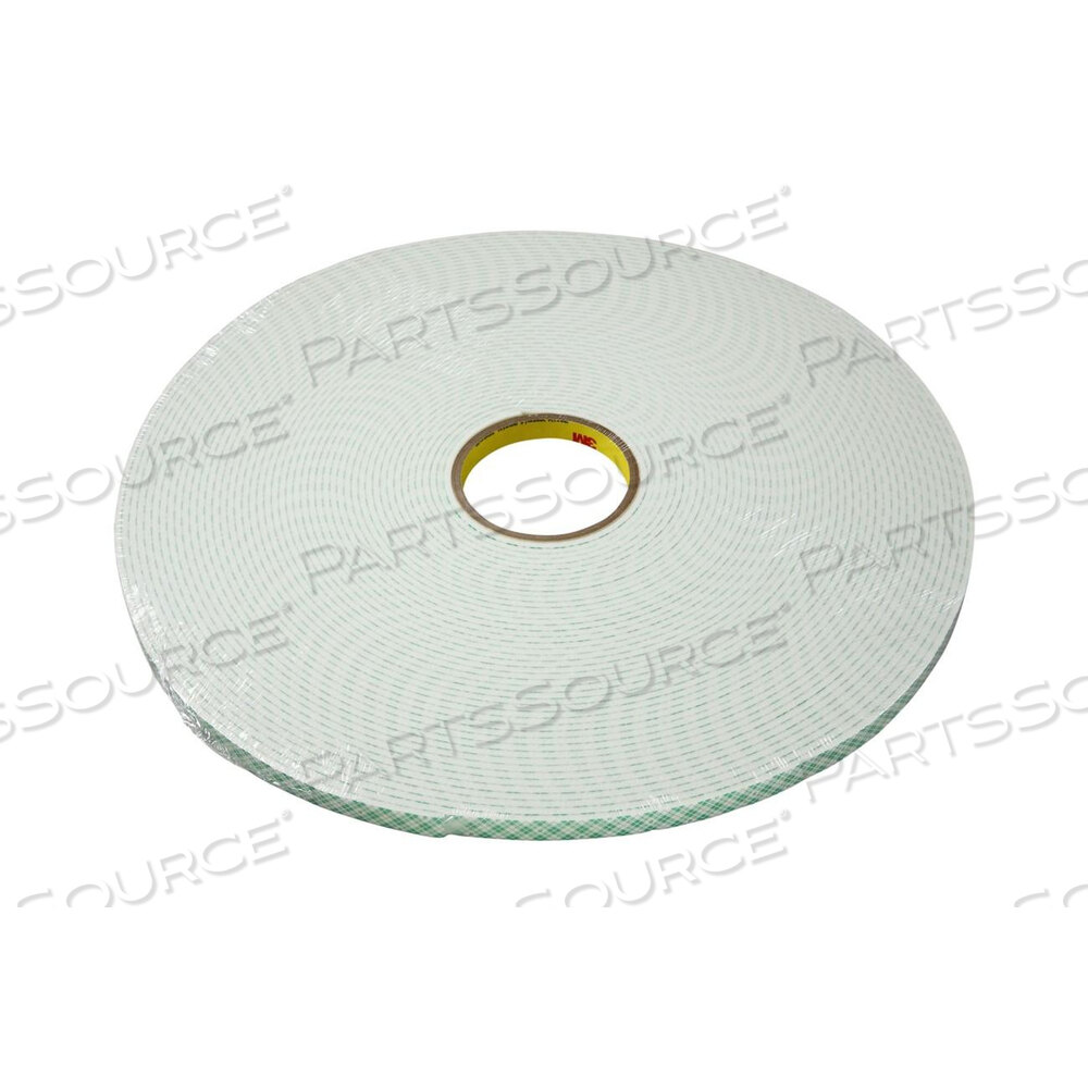OEM#: 700012249221200-03396 3M DOUBLE COATED URETHANE FOAM TAPE 4004 OFF-WHITE,3/8X 18YD 1/4 by 3M Consumer