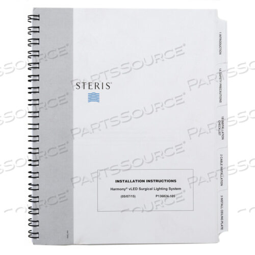 OEM#: P136824105INSTRUCTION-ENGLISH VLED INSTALL GUIDE by STERIS Corporation