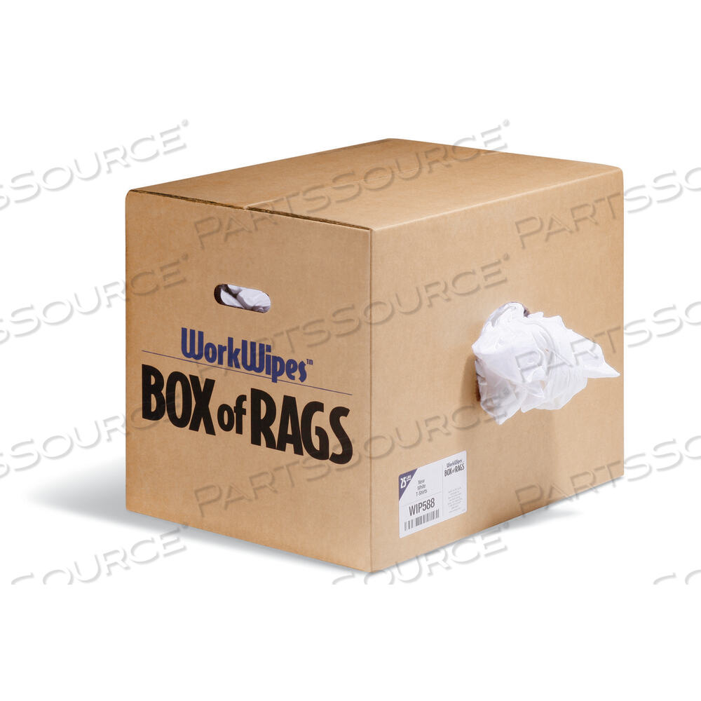 OEM#: WIP588WORKWIPES NEW WHITE T-SHIRT IN BOX by New Pig Corporation