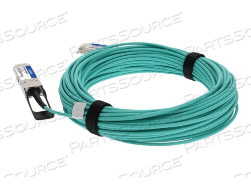 OEM#: QSFP-4SFP-AOC30M-AOADDON MSA AND TAA COMPLIANT 40GBASE-AOC QSFP+ TO 4XSFP+ ACTIVE OPTICAL CABLE (85 by ADDON