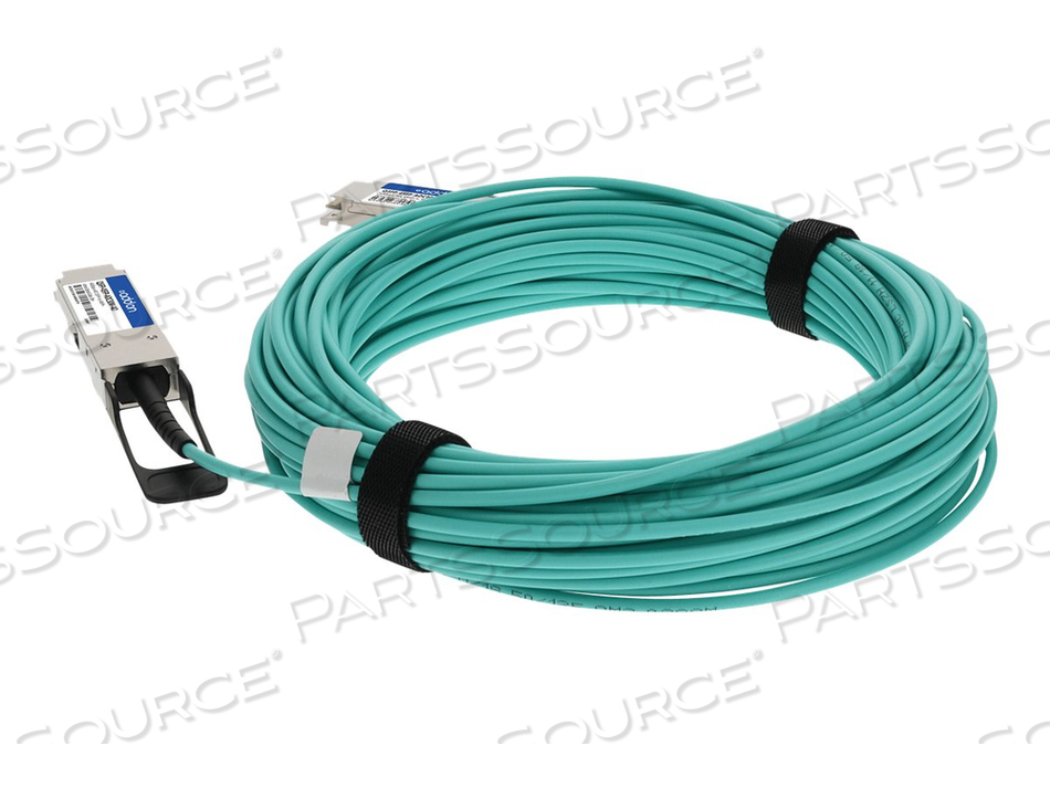 OEM#: QSFP-4SFP-AOC30M-AOADDON MSA AND TAA COMPLIANT 40GBASE-AOC QSFP+ TO 4XSFP+ ACTIVE OPTICAL CABLE (85 by ADDON