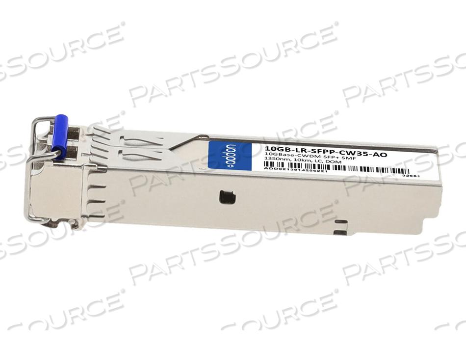 OEM#: 10GB-LR-SFPP-CW35-AOENTERASYS COMP TAA SFP+ 10G-CWDM LC XCVR by ADDON