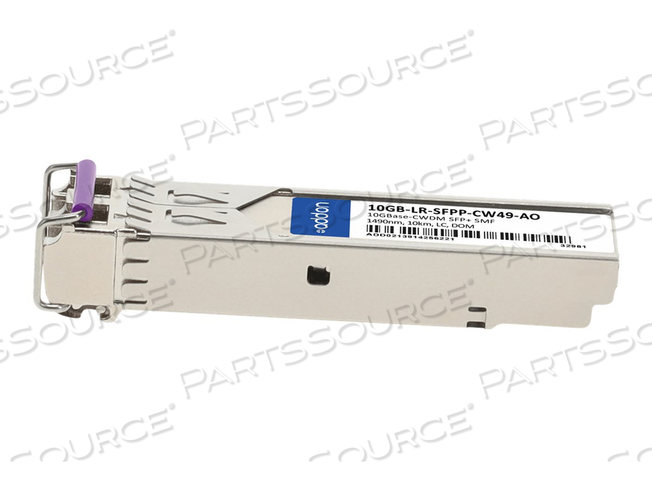 OEM#: 10GB-LR-SFPP-CW49-AOENTERASYS COMP TAA SFP+ 10G-CWDM LC XCVR by ADDON