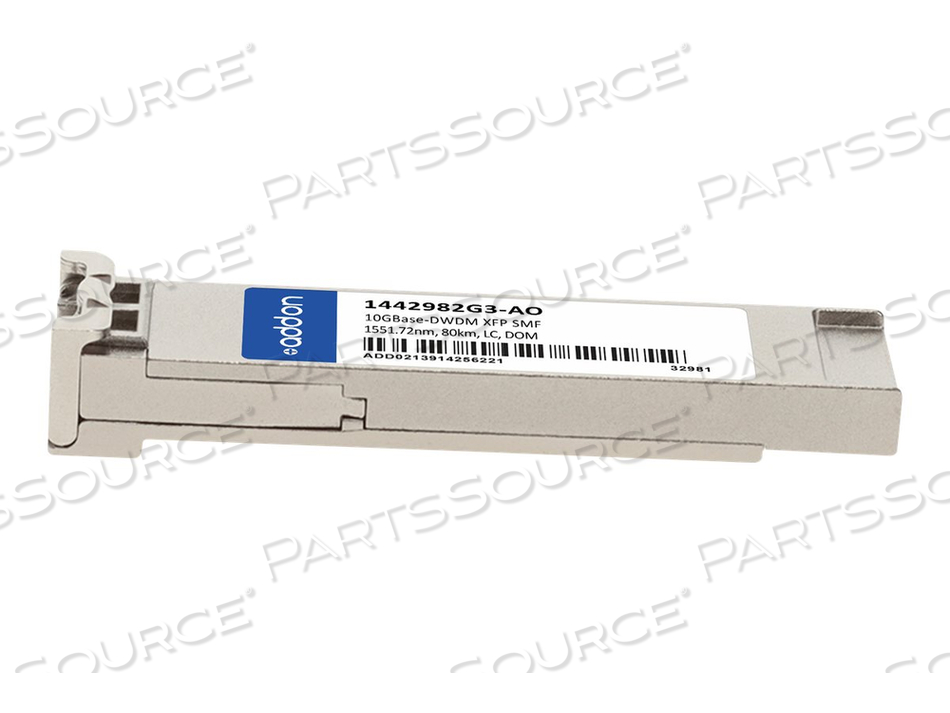 OEM#: 1442982G3-AOADDON ADTRAN 1442982G3 COMPATIBLE TAA COMPLIANT 10GBASE-DWDM 100GHZ XFP TRANSCEI by ADDON