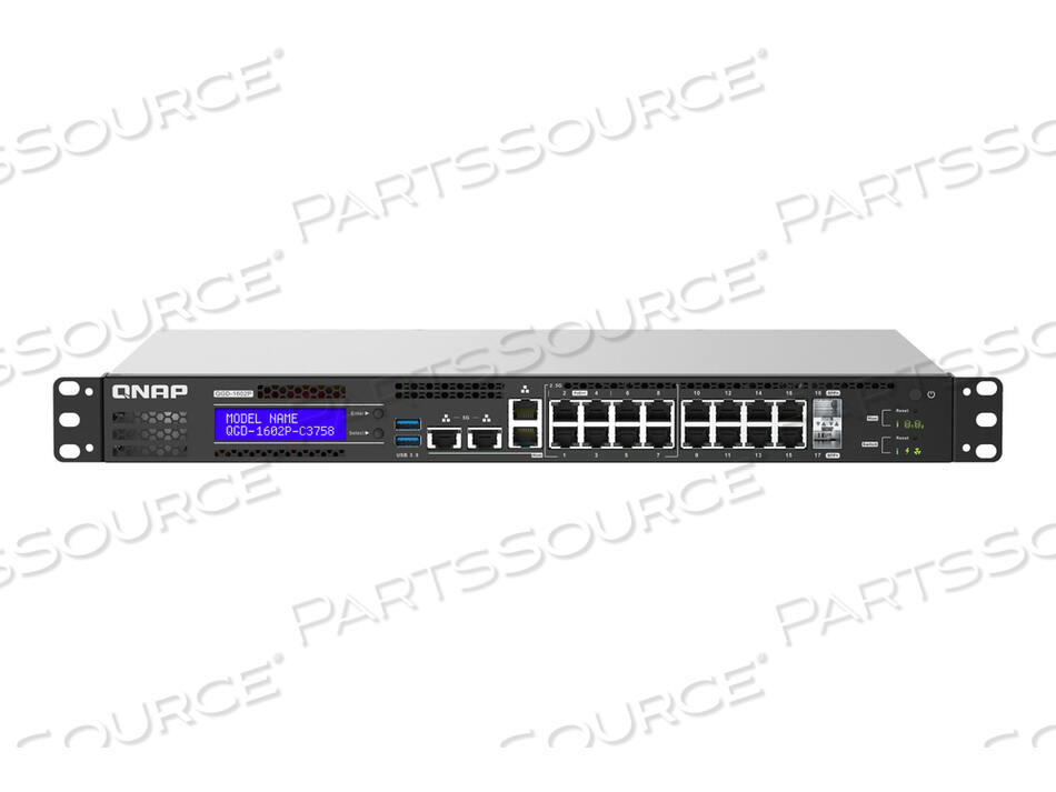 OEM#: QGD-1602P-C3558-8G-USQGD-1602P-C3558: 8 2.5GBE POE PORTS by QNAP Security