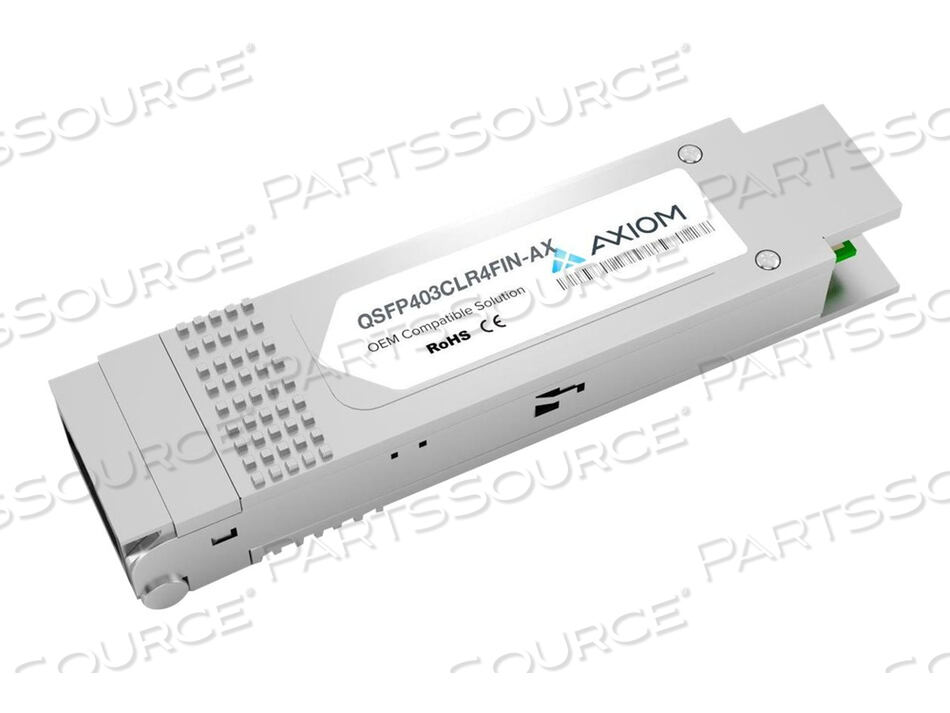 OEM#: QSFP403CLR4FIN-AXAXIOM 40GBASE-LR4L QSFP+ TRANSCEIVER - QSFP403CLR4FIN-AX by Axiom