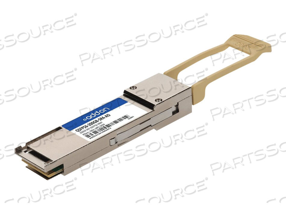 OEM#: QSFP56-200GB-SR4-AOADDON MSA AND TAA COMPLIANT 200GBASE-SR4 QSFP56 INFINIBAND HDR TRANSCEIVER (MMF, by ADDON