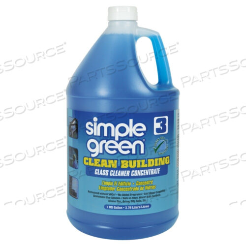 11301 SIMPLE GREEN GLASS CLEANER, NON-FOAMING, 1 GAL, BOTTLE