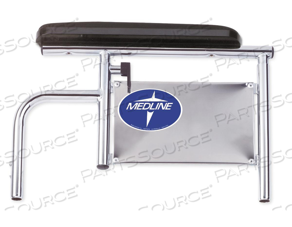 OEM#: WCA806966DESK-LENGTH ADJUSTABLE WHEELCHAIR ARMREST PAD ASSEMBLY by Medline Industries, Inc.