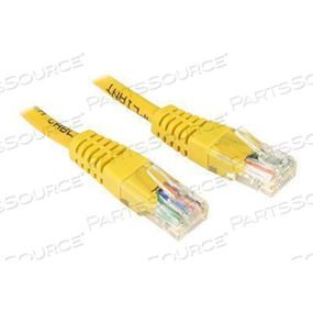 30FT CAT5E NONBOOTED UTP CABLE-YLW