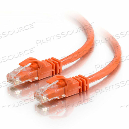 8FT CAT5E SNAGLESS UTP CABLE-ORG