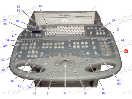 OEM#: 8239544S2, BEZEL, DGC by Siemens Medical Solutions