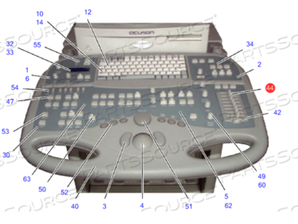 Replaces Siemens Medical Solutions 8245945SEQUOIA - DGC CAPS