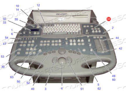 OEM#: 8256509OVERLAY, FUTURES, ENGLISH, SEQ by Siemens Medical Solutions
