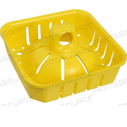 Replaces AllPoints Foodservice 1021199BASKET, FLR DRAIN(6-1/2SQ, YLLW