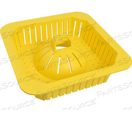 Replaces AllPoints Foodservice 1021202BASKET, FLOOR DRAIN (9SQ, YLLW)