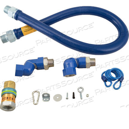 Replaces Dormont 16100BPQ2SR48CONNECTOR, GAS KIT1OD X 48 W/ QD, 2SWIVEL & CAB