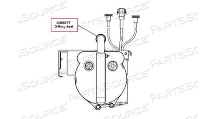 OEM#: 2M08777SEAL O-RING, SYNTHETIC RUBBER by Draeger Inc.