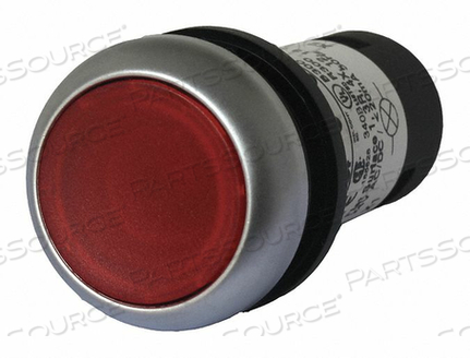 ILLUMINATED PUSH BUTTON 22MM RED