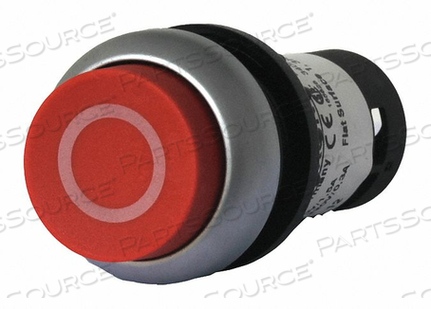 ILLUMINATED PUSH BUTTON 22MM RED
