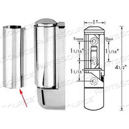 Replaces Traulsen 344-14732-03HINGE COVER