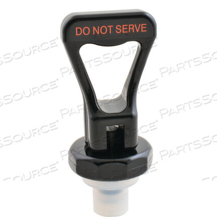 Replaces Fetco 1071-00020.00FAUCET, UPPER (BLACK)