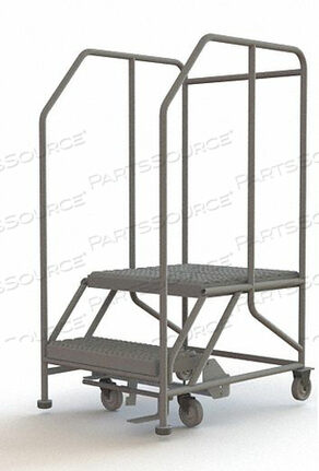 OEM#: WLWP122424SLMOBILE 2 STEP STEEL 24W X 24L WORK PLATFORM LADDER - 800 LB. CAPACITY by Tri-Arc