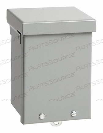 OEM#: A12R124BOX/ENCLOSURE, STEEL, NEMA 3R, DRIP SHIELD, KOS, HXWXD: 12 X 12 X 4 IN. by Hoffman