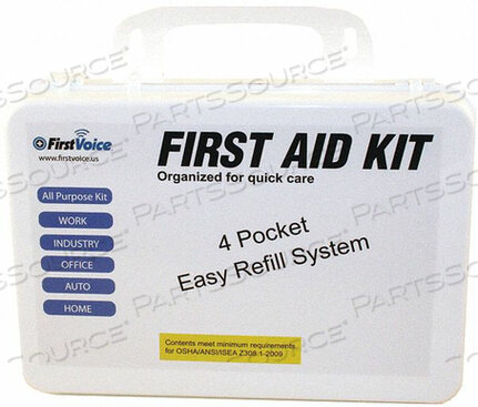 OEM#: ANSI-25PFIRST AID KIT 189 COMPONENTS 25 PEOPLE by First Voice