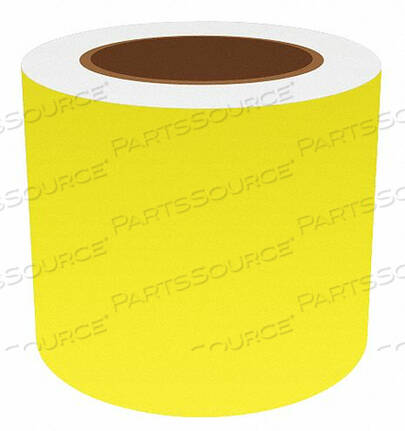 OEM#: FLUYL-31028LABEL TAPE YELLOW 4IN W FOR MFR NO VNM8 by Cobra Systems, Inc.