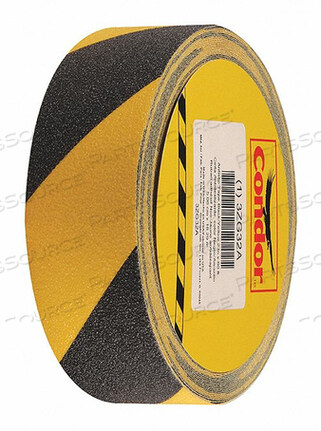 OEM#: GRAN13541ANTI-SLIP TAPE BLACK/YELLOW 2 W 60 GRIT by Condor