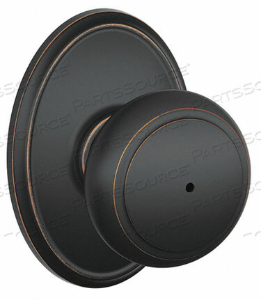 OEM#: F40 AND 716 WKFKNOB LOCKSET ANTIQUE BRONZE PRIVACY GR 2 by Schlage Lock