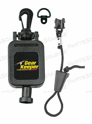 OEM#: RT4-4112MIC RETRACTOR 28IN. L BLACK PLASTIC SNAP by Gearkeeper