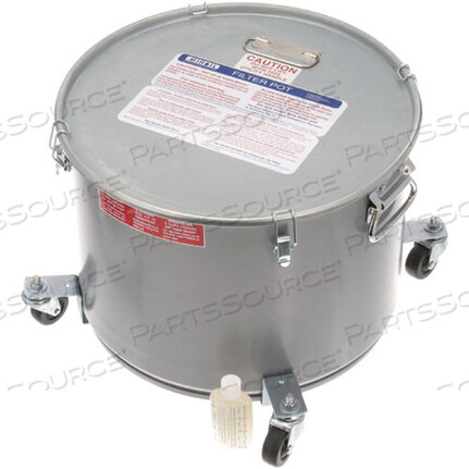 Replaces Miroil 60LBKCPOT/LID, OIL FILTER -W/CASTERS
