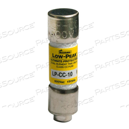 Replaces Kairak 3203503FUSE, 10A 600V, CLASS CC