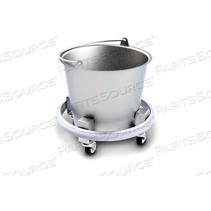 KICKBUCKET FRAME W/ 12.5 QT. PAIL - STAINLESS STEEL (13.5 DIA X 14 H)