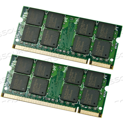 4GB KIT (2X2GB) DDR2 PC2-5300 667MHZ SODIMM MEMORY
