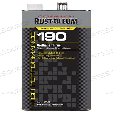 OEM#: 190402190402 RUST-OLEUM THINNER, 1 GAL, URETHANE by Rust-Oleum
