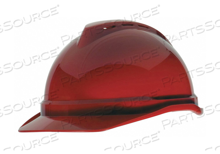 OEM#: 10034022V-GARD 500 CAP VENTED 4-POINT FAS-TRAC III, RED by MSA Safety Sales, LLC