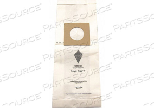 OEM#: 10G174VACUUM BAG PAPER 2-PLY REUSABLE PK10 by Tough Guy