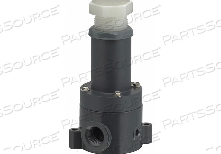 OEM#: RVDT025T-PPRELIEF VALVE 1/4 IN 5 TO 100 PSI by Plast-O-Matic