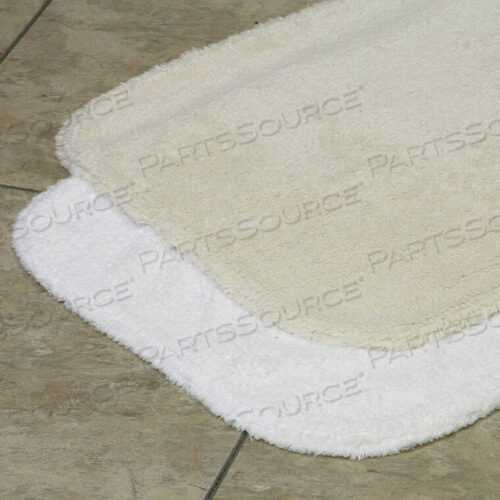 OEM#: 08285STKBATH RUG ESSENCE 17X24 19 OZ. WHITE by Lacey Mills