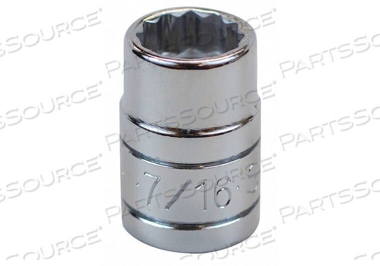 OEM#: 45214SOCKET 3/8 IN DR 7/16 IN. 12 PT. by SK Professional Tools