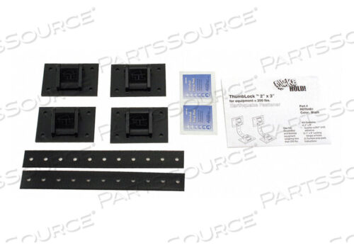 OEM#: RD.T6.4B.1EQUIPMENT FASTENER 200 LBS BLACK by QuakeHOLD!