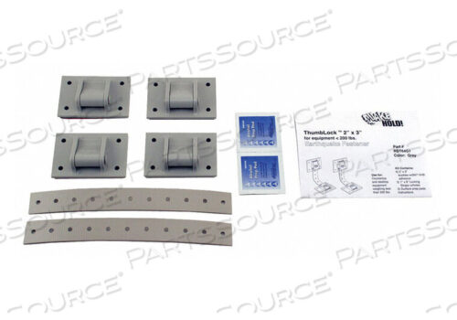 OEM#: RD.T6.4G.1EQUIPMENT FASTENER 200 LBS GRAY by QuakeHOLD!