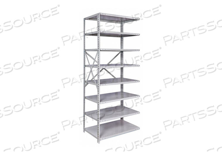 OEM#: A4713-12PL-AMMETAL SHELVING OPEN ADD-ON 87 H 8 SHELF by Hallowell