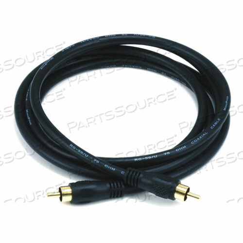 OEM#: 619A/V CABLE RCA COAXIAL M/M 6FT by Monoprice, Inc.