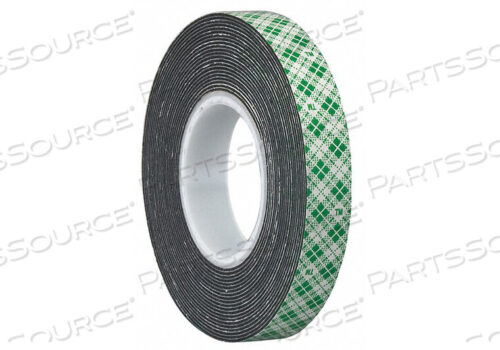 OEM#: 4052DOUBLE COATED TAPE 1 IN X 5 YD. BLACK by 3M Consumer